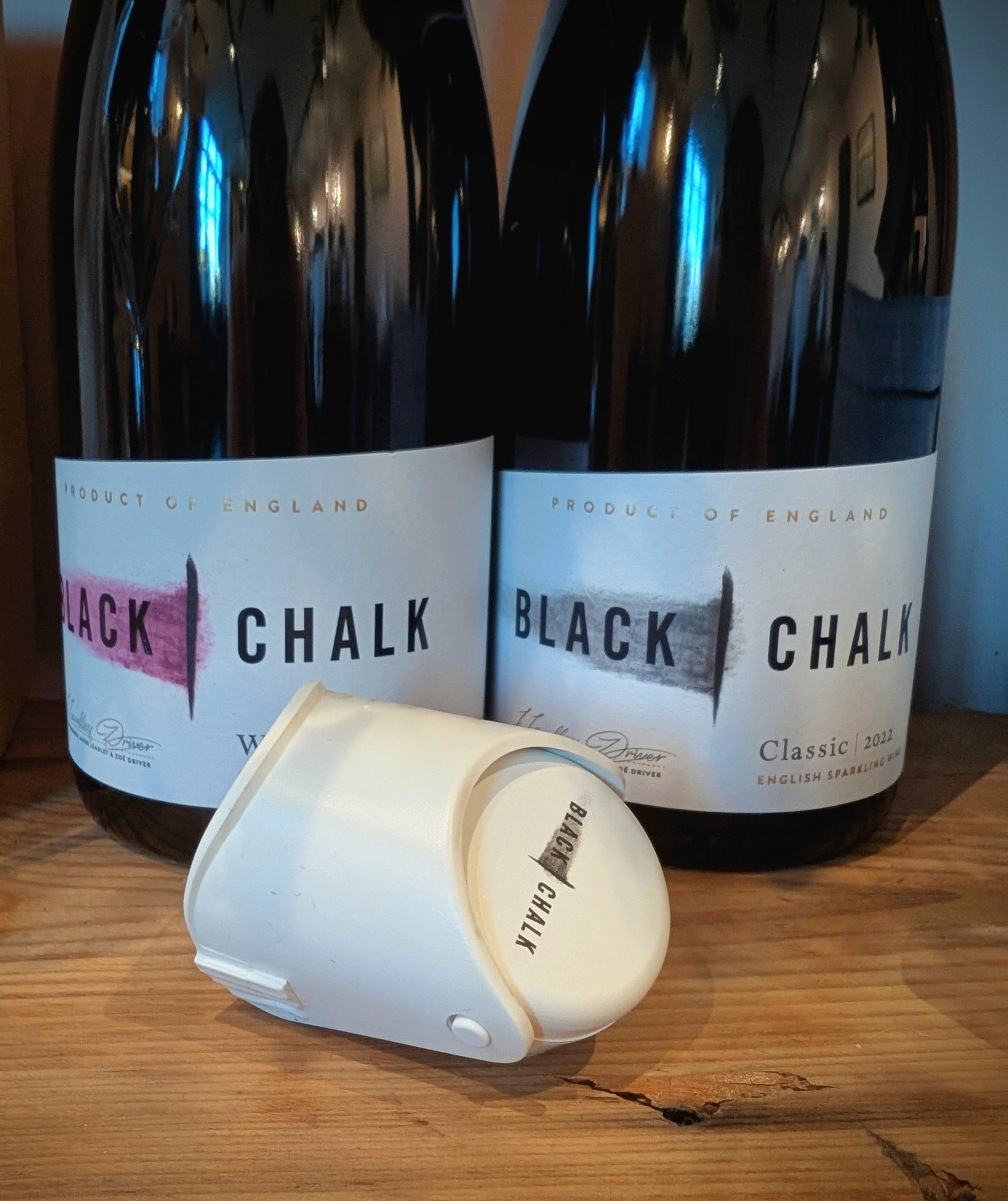 Black Chalk Sparkling Stopper