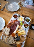 Cheese and charcuterie board — Treehouse Lunch Options at Black Chalk, Hampshire
