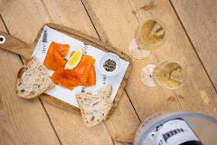 Chalk stream trout platter — Treehouse Lunch Options at Black Chalk, Hampshire