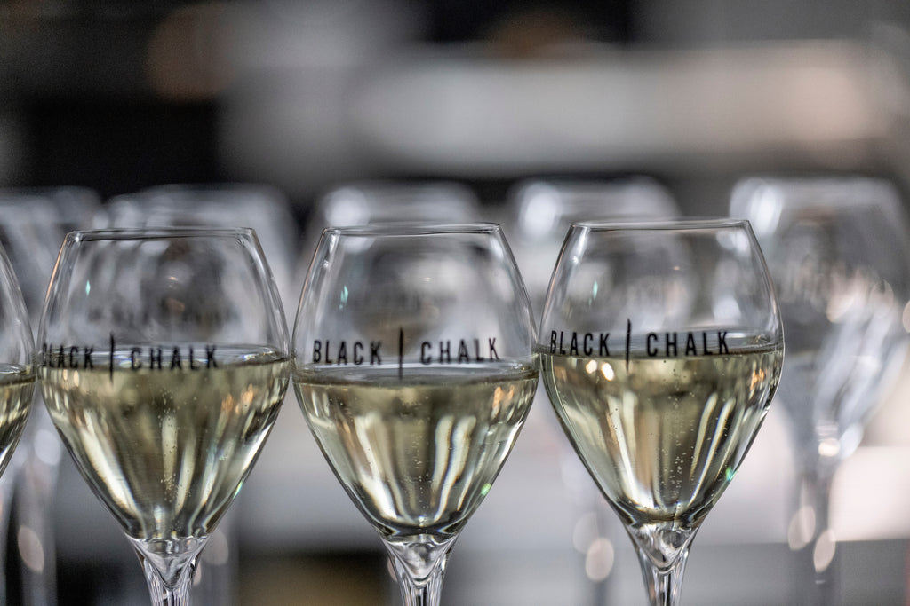 Black Chalk Sparkling Wine Glass